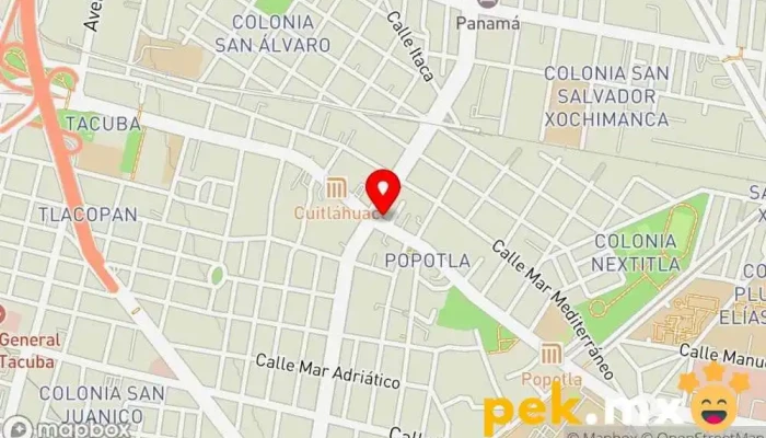 mapa de Cerrajería Colín Cerrajero en Miguel Hidalgo, Ciudad de México