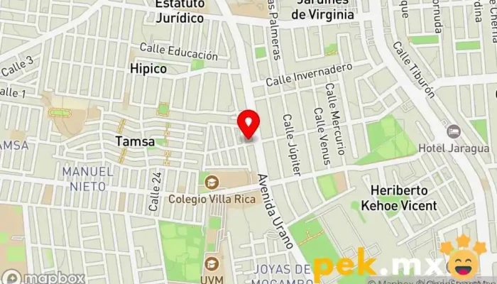 mapa de Cerrajería Colorado Cerrajero en Veracruz