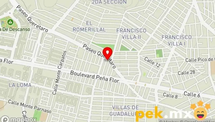 mapa de Cerrajeria Dary Cerrajero en Santiago de Querétaro