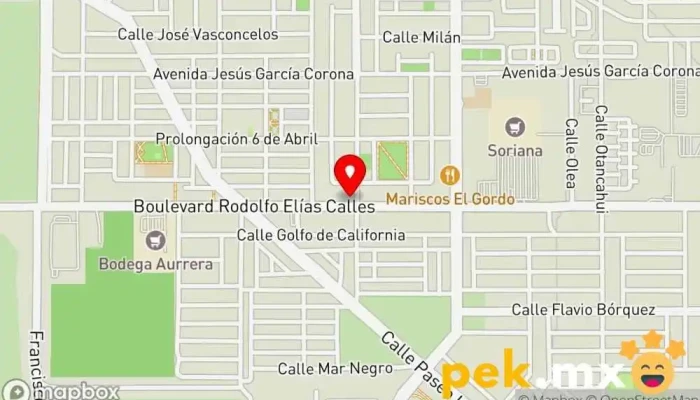 mapa de Cerrajeria De Acha Cerrajero en Cdad. Obregón
