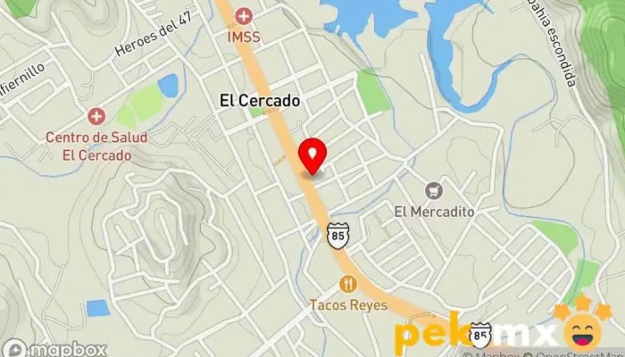 mapa de Cerrajería El Cercado Cerrajero, Servicio de reparación de electrodomésticos en Santiago