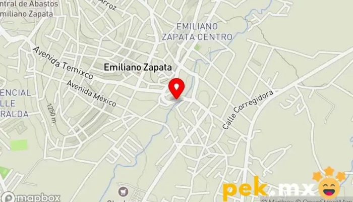 mapa de Cerrajería El Llaves Cerrajero en Emiliano Zapata