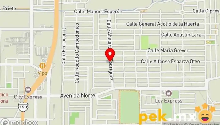 mapa de Cerrajería El Mercader Del Milenio Cerrajero en Cdad. Obregón