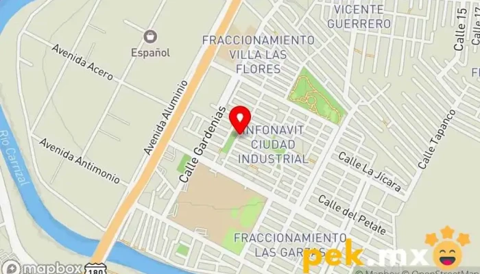 mapa de Cerrajería El Parque Cerrajero en Villahermosa