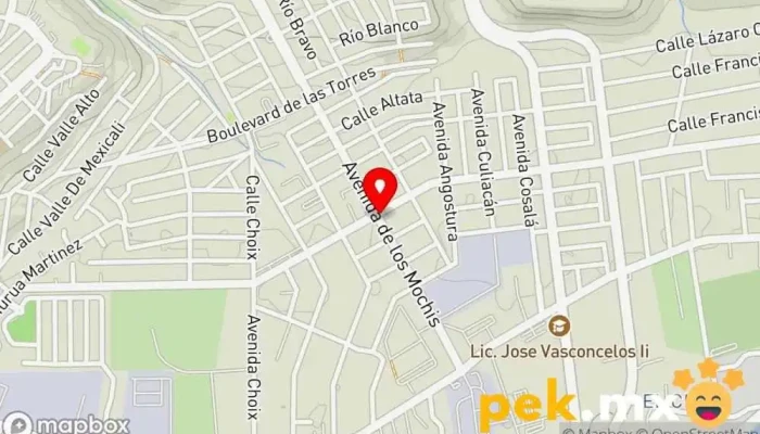 mapa de CERRAJERIA EL POLLO Cerrajero en Tijuana
