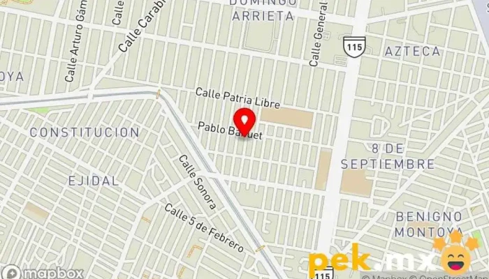 mapa de Cerrajería el Rorro Cerrajero en Durango
