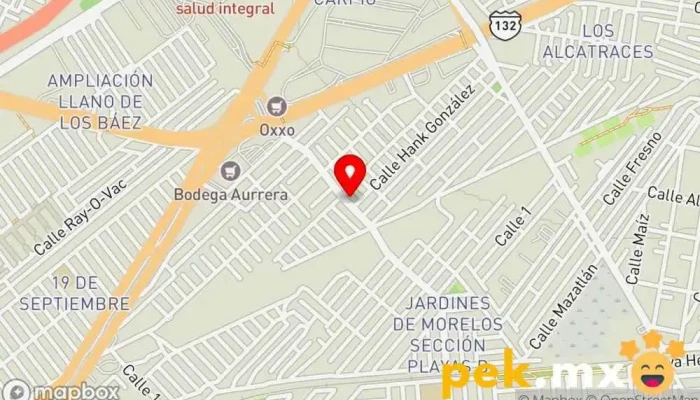 mapa de Cerrajeria El Sol Cerrajero en Ecatepec de Morelos