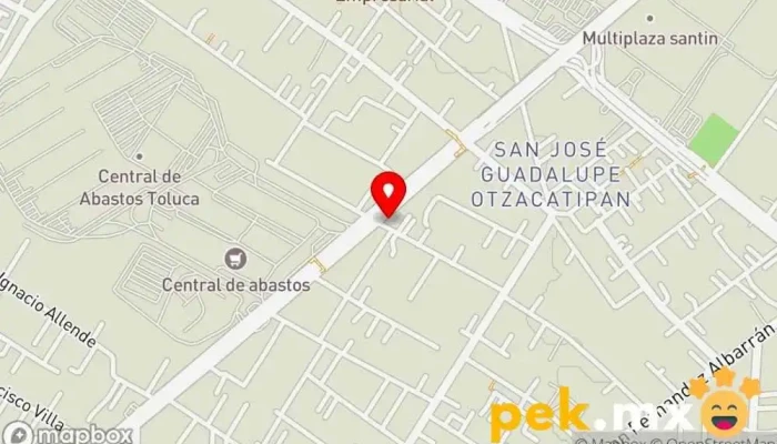 mapa de Cerrajeria Elevadores Electricos y Manuales Cerrajero en San José Guadalupe Otzacatipan