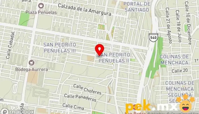 mapa de Cerrajeria Elias Cerrajero en Santiago de Querétaro