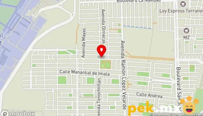 mapa de Cerrajeria Express  en Culiacán Rosales