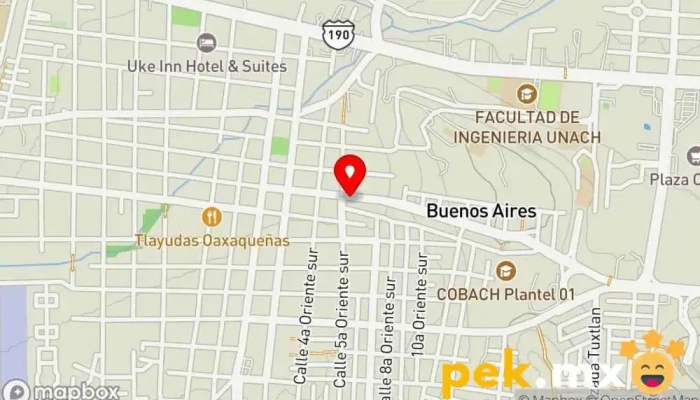 mapa de Cerrajería Gama Cerrajero, Servicio de duplicación de llaves en Tuxtla Gutiérrez