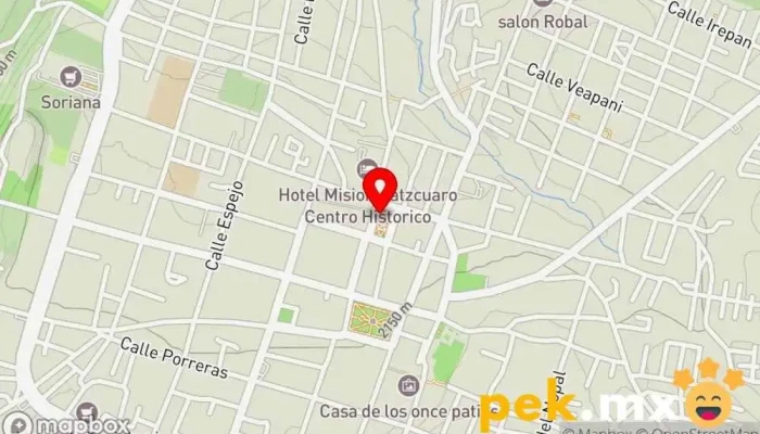 mapa de Cerrajería González Cerrajero, Lock Store en Pátzcuaro