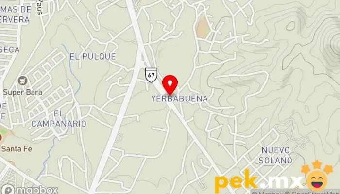 mapa de Cerrajeria GTO Cerrajero en Yerbabuena