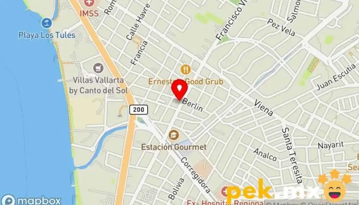 mapa de Cerrajeria Gutierrez Cerrajero en Puerto Vallarta