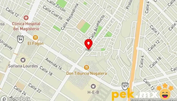 mapa de Cerrajería Haciendas Cerrajero en Saltillo