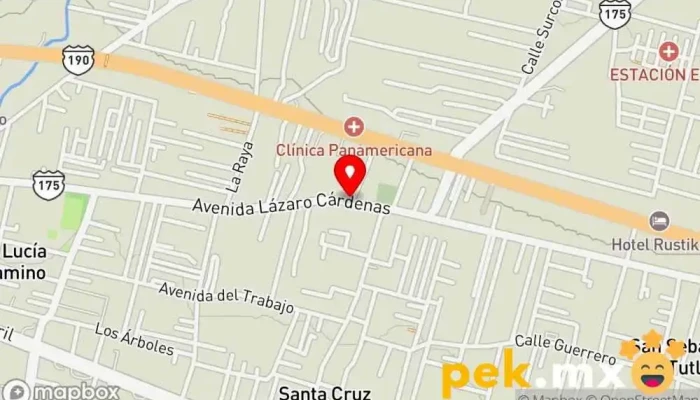 mapa de Cerrajeria hernandez Cerrajero en Santa Cruz Amilpas