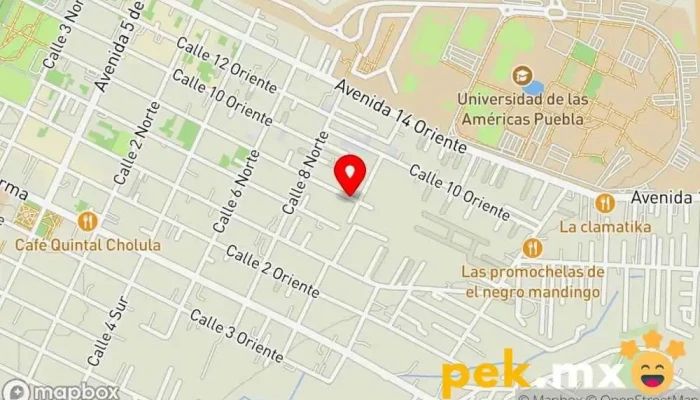 mapa de Cerrajería jesus  en San Andrés Cholula