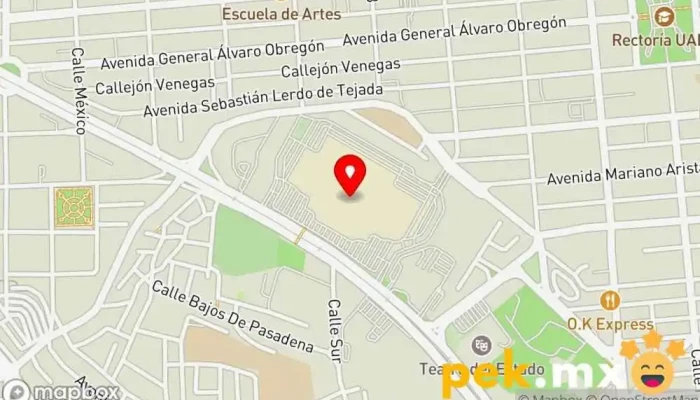 mapa de Cerrajería La Cachanilla Cerrajero, Proveedor de sistemas de seguridad en Mexicali