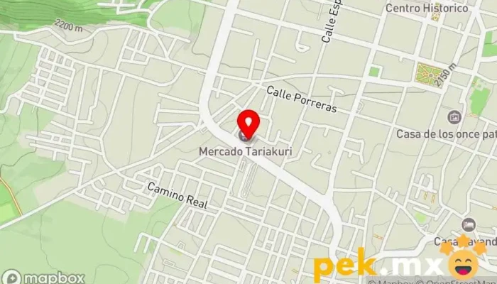 mapa de Cerrajería La Central Cerrajero en Pátzcuaro