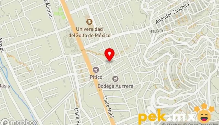 mapa de Cerrajería La cruz Servicio de duplicación de llaves en Oaxaca de Juárez