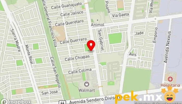 mapa de cerrajeria la gallina Cerrajero en Monterrey