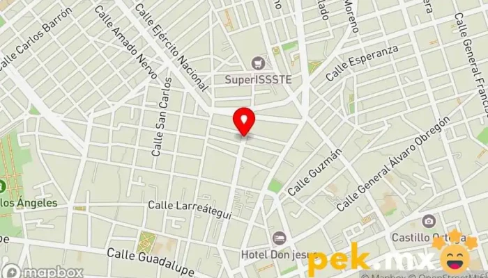 mapa de cerrajería la llave de la Victoria Cerrajero en Aguascalientes
