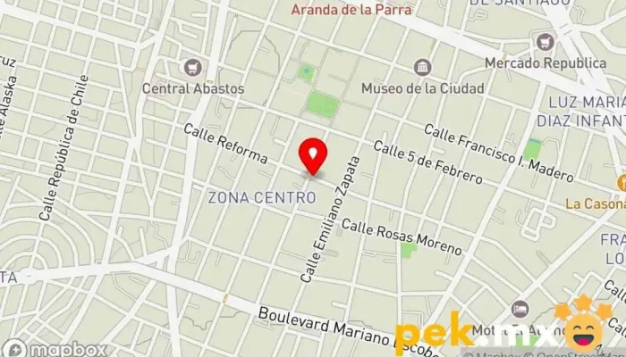 mapa de Cerrajería la llave maestra, casa Jacinto LA ORIGINAL. Cerrajero en León de los Aldama