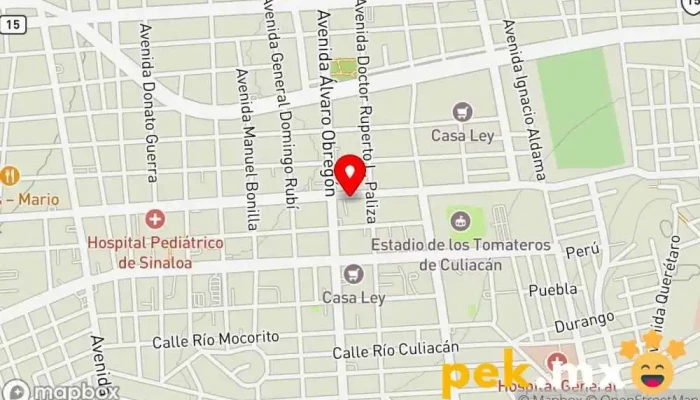 mapa de CERRAJERIA LA LOMITA CULIACAN Cerrajero en Culiacán Rosales