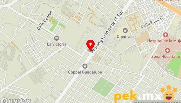 mapa de Cerrajería La Once Cerrajero en Heroica Puebla de Zaragoza