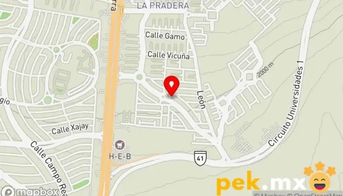 mapa de Cerrajería ¨La Pradera¨ Cerrajero en Santiago de Querétaro
