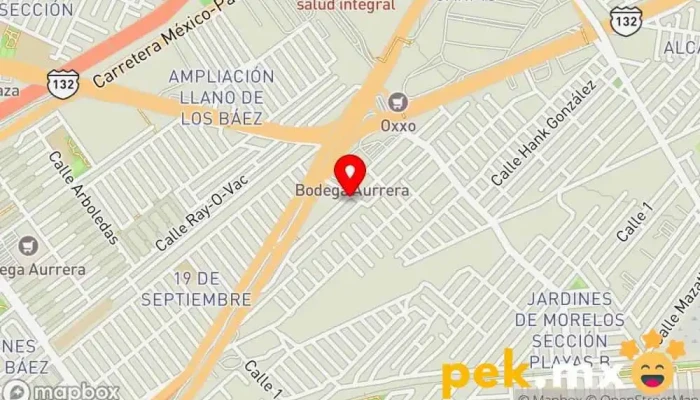mapa de Cerrajeria Libra Cerrajero en Ecatepec de Morelos