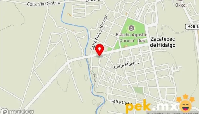mapa de Cerrajería Lizbeth Servicio de duplicación de llaves en Zacatepec de Hidalgo