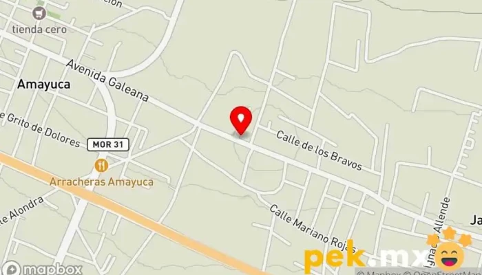 mapa de Cerrajeria Cerrajero en Morelos