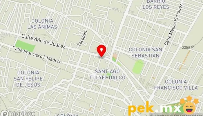 mapa de CERRAJERIA Cerrajero en Xochimilco, Ciudad de México