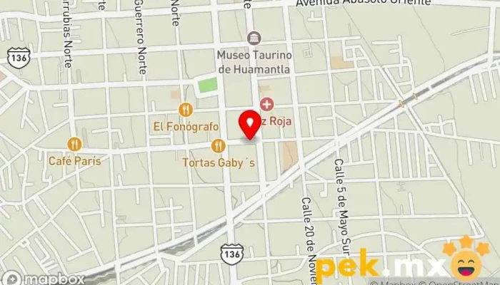 mapa de Cerrajeria Cerrajero en Huamantla