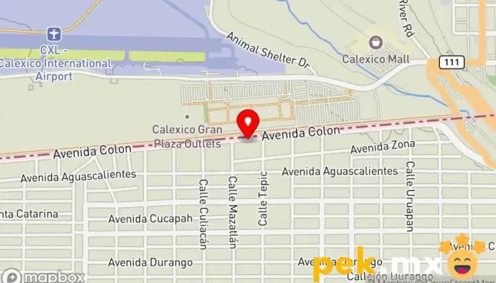 mapa de Cerrajeria Cerrajero en Mexicali