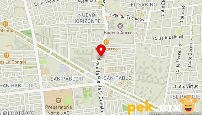 mapa de Cerrajería MAX.KOLBE Cerrajero en Santiago de Querétaro