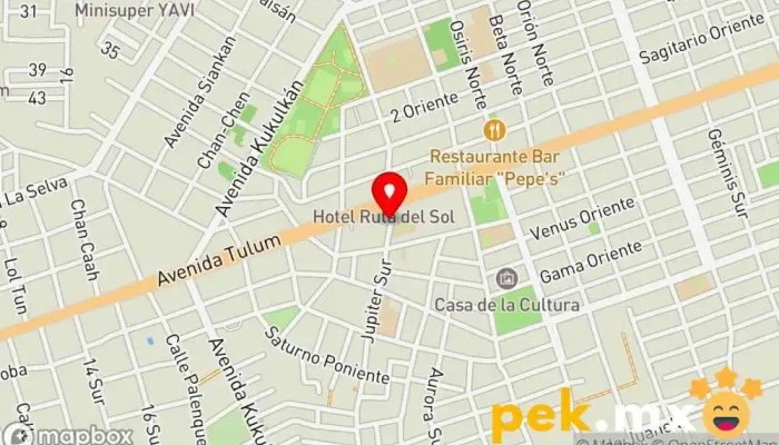 mapa de Cerrajeria Maya Key Tienda de artículos para el hogar en Tulum
