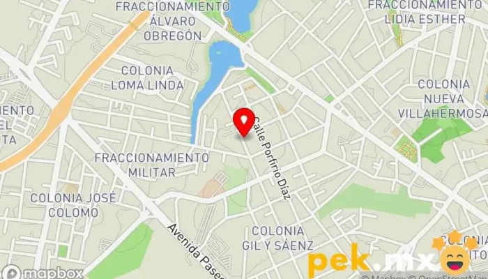 mapa de Cerrajeria Mayiper Cerrajero en Villahermosa