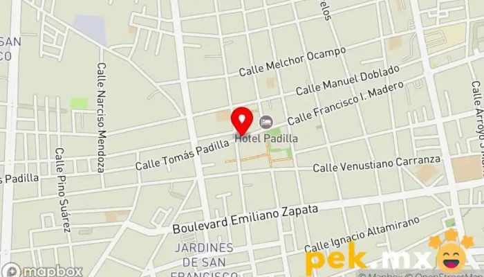 mapa de Cerrajeria Movil San Francisco Cerrajero en San Francisco del Rincón