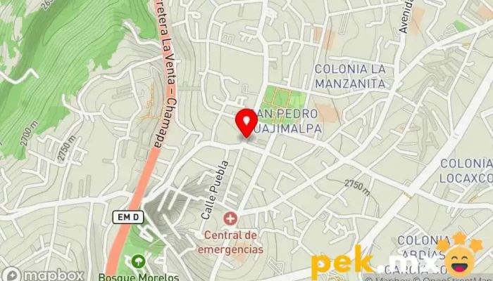 mapa de CERRAJERIA NUÑEZ Cerrajero en Cuajimalpa de Morelos, Ciudad de México