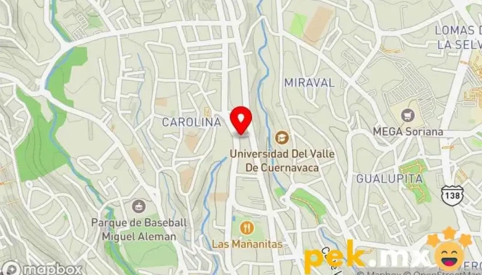 mapa deCerrajero Cerrajería Obregón en Cuernavaca mapa de Cerrajería Obregón Cerrajero en Cuernavaca