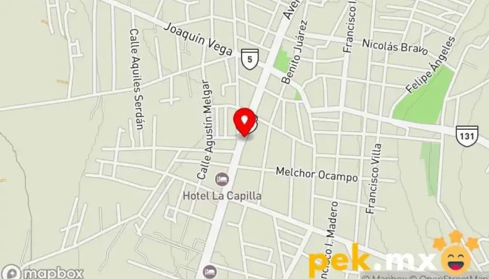 mapa de Cerrajeria Ortiz y Diagnostico Automotriz Cerrajero, Centro de diagnóstico en Ezequiel Montes