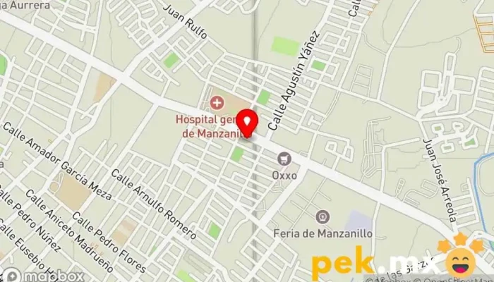 mapa de Cerrajeria osmar y ferretería nuevos salahua Cerrajero en Manzanillo