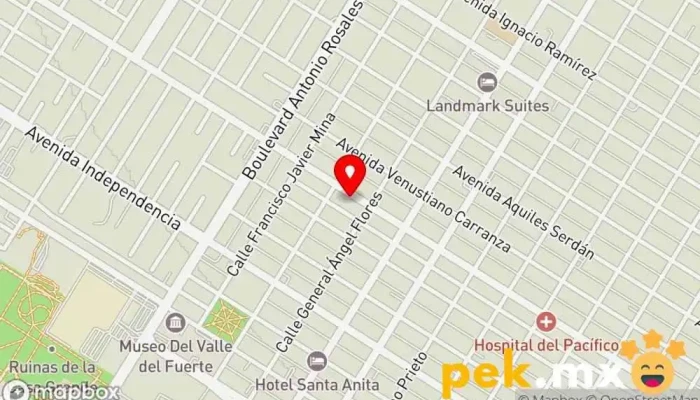 mapa de Cerrajería Pastor Cerrajero en Los Mochis