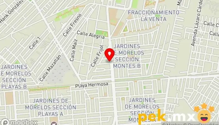 mapa de CERRAJERIA Paty Cerrajero en Ecatepec de Morelos