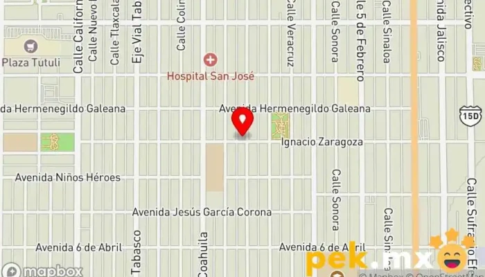 mapa de CERRAJERIA PITICO Cerrajero en Cdad. Obregón