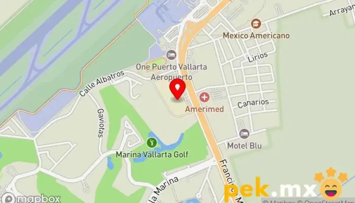 mapa de Cerrajería Plaza Marina Cerrajero en Puerto Vallarta