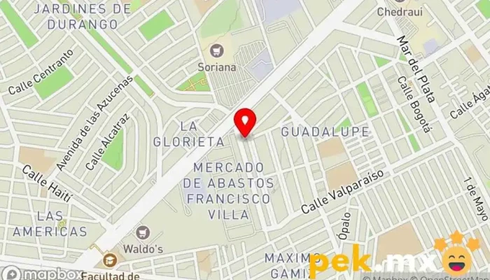mapa de Cerrajería Quiñones Cerrajero en Durango