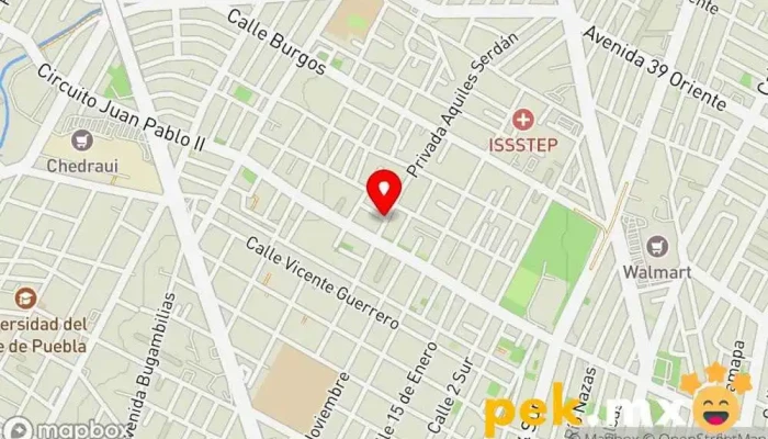 mapa de CERRAJERIA RAMTEL Cerrajero en Heroica Puebla de Zaragoza